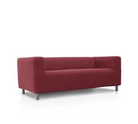 FAVERTI® Super Elastic Sofa Cover Compatible with IKEA KLIPPAN 2 Seater Sofa | NOVELE Model | Dark Fuchsia | Quality Protector Jacquard Fabric Cotton Touch