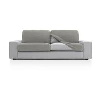 FAVERTI® Super Elastic Sofa Cushion Cover with Measures Between 50-85 cm by 45-70 cm and 10-20 cm High | Model NOVELE | Seat or Back Cover for Armchair or Sofa Light Grey