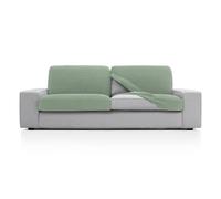 FAVERTI® Super Elastic Sofa Cushion Cover with Measures Between 50-85 cm by 45-70 cm and 10-20 cm High | Model NOVELE | Seat or Back Cover for Armchair or Sofa Turquoise