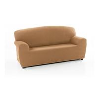 FAVERTI® Universal Elastic 2-Seater Sofa Cover from 140 to 180 cm | Real Model | Doré | Protective Sofa Cover | Jacquard Fabric Quality Protector Cotton Feel
