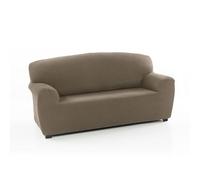 FAVERTI® Universal Elastic 2-Seater Sofa Cover from 140 to 180 cm | Reale Model | Linen | Protective Sofa Cover | Jacquard Fabric Quality Protector Cotton Feel