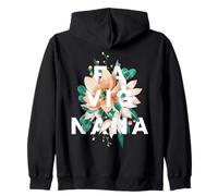 Favignana Floral Design Favignana Sicily Flower Zip Hoodie