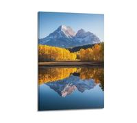 FAVIRXPYU Landscape Travel Beautiful US Colorado Autumn Mountain Lake Decorative Painting Canvas Wall Posters And Modern Family Bedroom Decor 12x18inch(30x45cm)