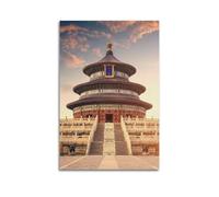 FAVIRXPYU Religious Architecture Art China Beijing Temple of Heaven Decorative Painting Canvas Wall Posters And Modern Family Bedroom Decor 16x24inch(40x60cm)