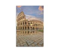 FAVIRXPYU Religious Architecture Beautiful Italy Rome Colosseum Decorative Painting Canvas Wall Posters And Modern Family Bedroom Decor 20x30inch(50x75cm)