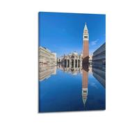 FAVIRXPYU Religious Architecture Beautiful Italy Venice St Mark Square Decorative Painting Canvas Wall Posters And Modern Family Bedroom Decor 08x12inch(20x30cm)