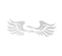 FAVOMOTO 1 Pair Wings Decor for Rearview car Sticker Auto Sticker Wing Design Sticker Stickers for Cars Automotive Stickers car Side Mirror White