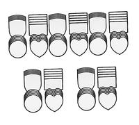 FAVOMOTO 100 pcs Heat Transfer Patch Sublimation Heat Transfer Repair Patch Fabric Repair Patch Iron Patches Irons Blank Hats Clothing Repairing Patches Polyester Printing White Decorate