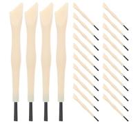 FAVOMOTO 24PCS Kids Digging Kit with Dual-Ended Brush and Chisel, Dinosaur Excavations Kit Stem Science Digging Tools for Kids DIY Learning Activity