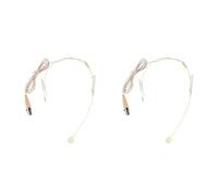 FAVOMOTO 2pcs 3 Microphone Amplifier USB Headphones Headset Microphone Computer Speakers Head- Mounted Microphone Speaker Over Ear Headphones Wired Flexible Wired Microphone abs Major Cable