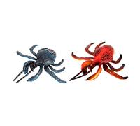 FAVOMOTO 2PCS Coconut Crab Model, Plastic Artificial Crab Decor Hermit Crab Marine Ornament Realistic Crab Marine Animal Toys Sea Creature Model for Science Educational Props Seaside Party Decoration