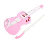 FAVOMOTO Mini Violin Musical Learning Instrument Early Childhood Education Tiny Electric Violins Small That Plays Sad Music Smallest Kids Toy Simulation Child Guitar Worlds Bow Guitars Ukulele Toddle