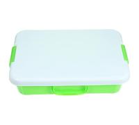 FAVOMOTO Portable Sand Tray with Lid Sand Box with Handles Plastic Sandbox for Indoor Outdoor Sensory Activities