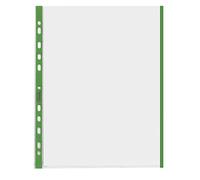 Favorit 100460031 Transparent Envelope with Border Green Format Interior A4 Finish Orange Skin Pack of 10