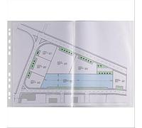 Favorit 25 x Clear High Gloss Perforated Envelopes 42 x 30 cm