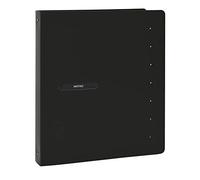 Favorit 400113811 Matrix Folder Internal Format 22X30 cm 4 Rings Diameter 30, Black
