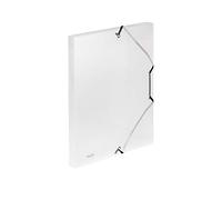 Favorit 400116647 3 Lembi Portfolio Folder with Elastic Band Lumina 24 x 32 cm Spine 2.5 Transparent