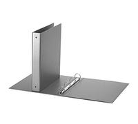 Favorit Box of 10 Europe Folders 22 x 30 cm 4 Round Rings 30 mm Metallic Grey