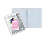Favorit Display Book with Fixed Envelopes and Front Pocket Customizable for 60 Sheets A5 Transparent