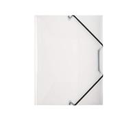 Favorit Lumina 400116645 Folder with 3 Flaps and Elastic Band 22 x 30 cm Spine 0-3 Transparent