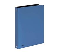 Favorit Metal Binder Size 22 x 30 cm with 4 Round Rings Diameter 30 mm Metallic Blue