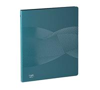 Favorit Osmose Binder, 22 x 30 cm, 4 Round Rings 15 mm, Recycled Matte Polypropylene, Angel Blue, Green Certification