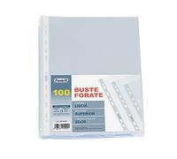 Favorit Perforated Envelopes, High Thickness, 22 x 30 cm, 100 Pieces, Transparent