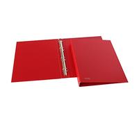 FAVORIT Sprint Cardboard Ring Binders, 22 x 30 cm, 4 30 mm Round Ring, Red 400173353