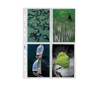 Favorit Universal Photo Envelopes, 15 x 4 cm, 10 Pieces, Smooth Finish, Transparent, Gummed Closure, for Archiving & Preserving