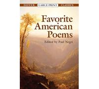 Favorite American Poems (Dover Large Print Classics)