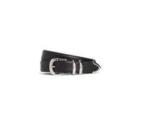 Favorite Daughter Women's The Jordan Belt, Black Nickel, Large