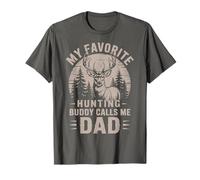 Favorite Deer Hunting Buddy Dad Father Day Gift Son Daughter T-Shirt