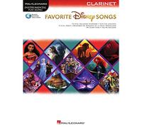 Hal Leonard – Favorite Disney Songs – Instrumental Play-Along for Clarinet – Book & Audio Online