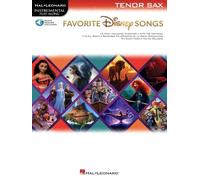 Favorite Disney Songs: Instrumental Play-Along - Tenor Sax (English) Paperback B
