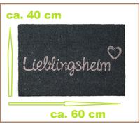 Favorite Home Doormat Dirt Trapper Coir Mat 60x40cm