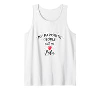 Favorite People Call Me Lola Filipino Tagalog Grandma Tank Top