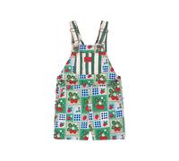 Favorite People striped fruit print short overalls - Green 10 yrs