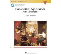 Favorite Spanish Art Songs: The Vocal Library Low Voice (Vocal Collection)