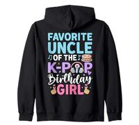Favorite Uncle of The K-Pop Birthday Girl Family Zip Hoodie