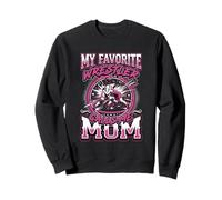 Favorite Wrestler Calls Me Mom Wrestling Mama Sweatshirt