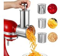 FavorKit Chesse Grater Slicer Shredder Attachment for Kitchenaid Mixers