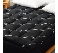 Favorland Mattress Topper Full Size - Cooling Extra Thick Breathable Viscose Made from Bamboo Mattress pad - Soft Quilted Fitted Mattress Cover with 900 GSM Down Alternative Fill (8-21”Deep Pocket)