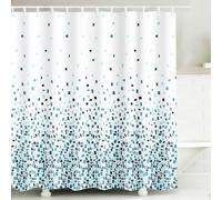 FAVORTALK Shower Curtains for Bathroom Waterproof Shower Curtain Washable Mold & Mildew Resistant Soft Polyester Fabric Polka Dot Rustproof Eyelets Room Decor for Home Hotel School 43808