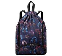 FAVORTALK Waterproof Bags for Swimming Dry-Wet Separation Drawstring Bags for School Travel Shopping Yoga Beach Large Capacity String Backpack Water-Resistant Draw String Gym Bag for Women - D29079