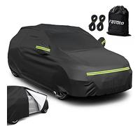 Favoto SUV Car Cover Waterproof - Custom Fit for Nissan Qashqai (2014-2024) All Weather for Automobiles Outdoor with Reflective Stripe Snow Sun Dust UV Protection Full Exterior Cover