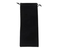 Favour Bags 50pcs Drawstring Velvet Pouches For Perfume Bottle Phone Christmas Gift Packaging Bags 8 * 17 10 * 20 10 * 25 10 * 30cm(Black (no logo),8x17cm)