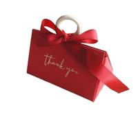 Favour Boxes 20 Pcs Gold Thank You Rose Design Paper Box As Chocolate Macaron Candy Gift Packaging Boxes Party Decoration(SKY BLUE)