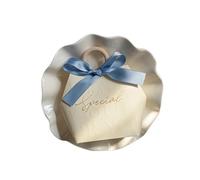 Favour Boxes 50PCS Paper Box Handbag Multi-Color Boxes Wooden Ring Ribbon Candy Wedding Birthday Cake Party(WHITE-B)