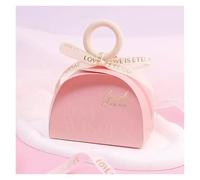 Favour Boxes Wedding Handheld Candy Box, Party Favors, Bridesmaid Gift Boxes Bag, Empty Packaging Pape(A05,10.5x6x8cm 50pcs)