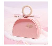 Favour Boxes Wedding Handheld Candy Box, Party Favors, Bridesmaid Gift Boxes Bag, Empty Packaging Pape(A06,10.5x6x8cm 20pcs)